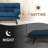 Convertible Futon Sofa Bed: Memory Foam Couch With Adjustable  Armrests & Backrest For Living Room, Office And Apartment - Easy Assembly-182955080