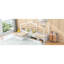 Lit simple compact avec rangement | Pin et bois aggloméré | Style et confort modernes | Petites chambres essentielles