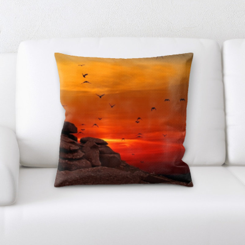 Microsuede Throw Pillow