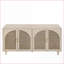 Armoire de rangement à 4 portes Cabinets | Traditionnel | Beige