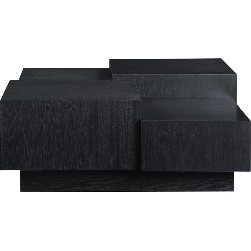 Table basse Carmelindo, Noir