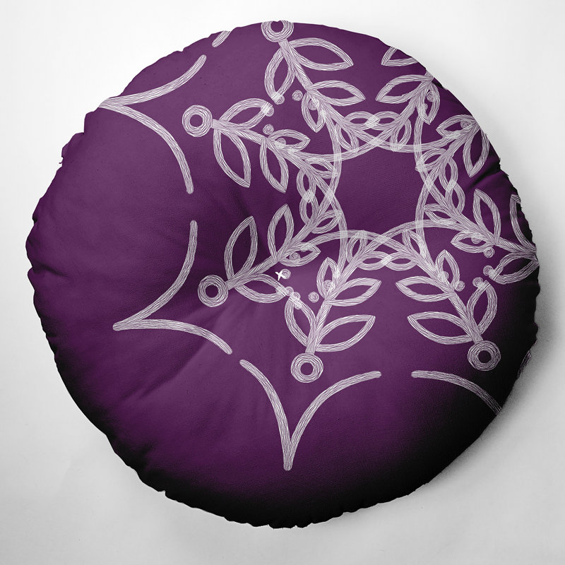 Coussin 340_Web Art, Mauve, 30 po x 30 po