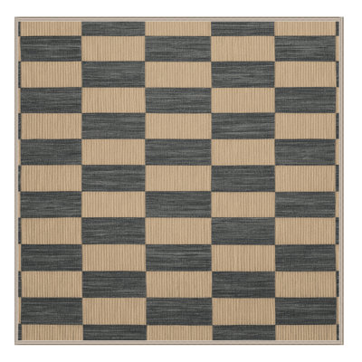 Machine Washable Botanical Brown Area Rug