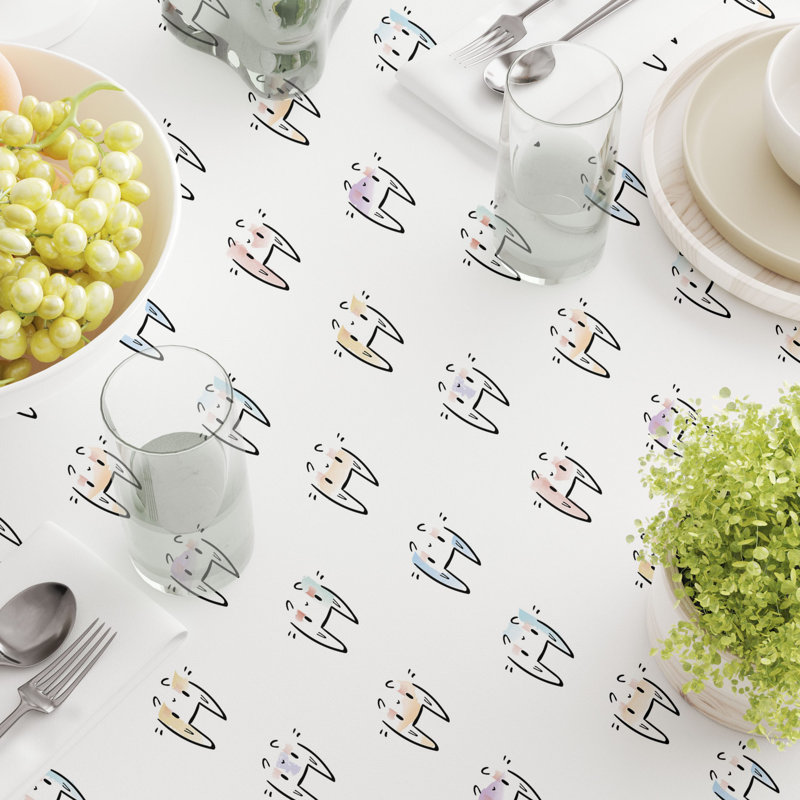 Rectangular Cotton Twill Tablecloth