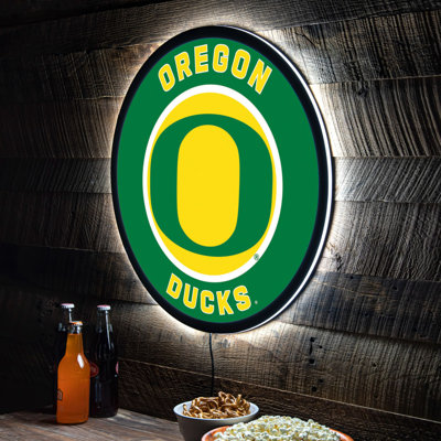 23" NCAA Team Round LED Lighted Wall Sign