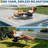 Backyard Lounge Chairs Set of 2, Heavy Duty Adjustable Reclining Patio Chairs with Pillow & Cup Holder, Folding Outdoor Chairs for Pool, Beach, Backyard, Camping,Lawn Black-450838918