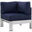 Ensemble de conversation modulaire avec coussins 7 pièces Shore-23593001