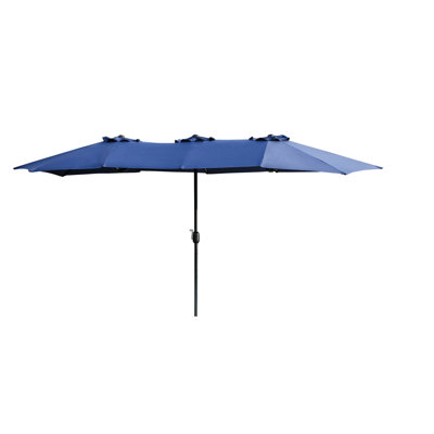 Zadie 181'' x 104.3'' Rectangular Market Umbrella