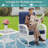 Outdoor Wicker Side Table, All-weather Rattan Patio Side Table Bistro Table With 2-tier, Tempered Glass Top Square End Table For Indoor, Balcony, Garden, Porch, Deck, White-1716938168