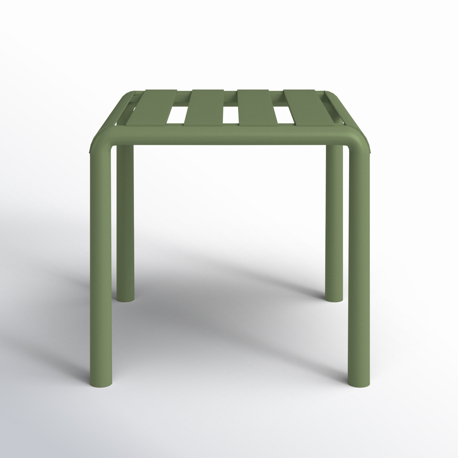 Paris 16" Outdoor Side Table, Olive Green