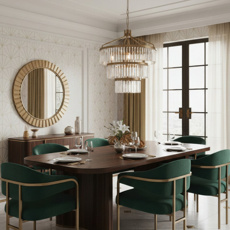 Social Club 15-Light 3-Tier Crystal Pendant
