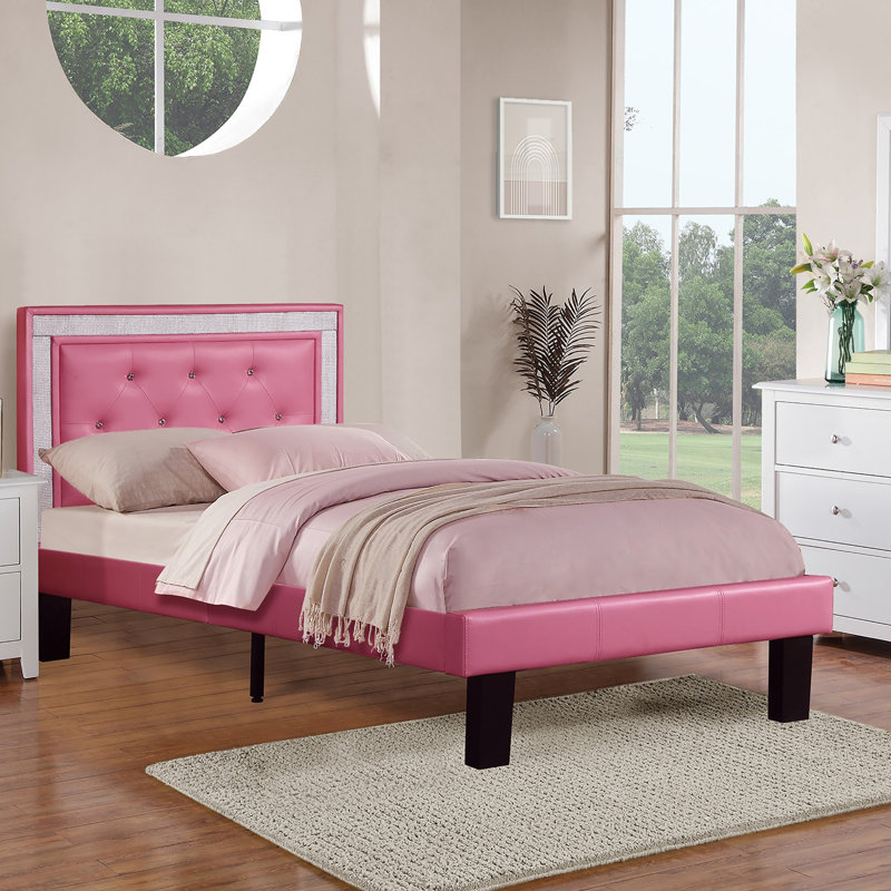 Lit moderne pour meubles de chambre à coucher, Lit simple