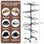 Metal Freestanding 10 - Hook Coat Rack