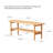 Center Table Low Table 100% Solid Wood Top Plate Desk Coffee Table Study Desk Work From Home Easy To Assemble Natural Wood With Storage Shelf Natural Writing Desk-1321942119