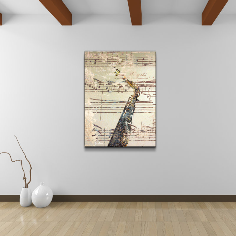 « the color of jazz iv », impression sur toile
