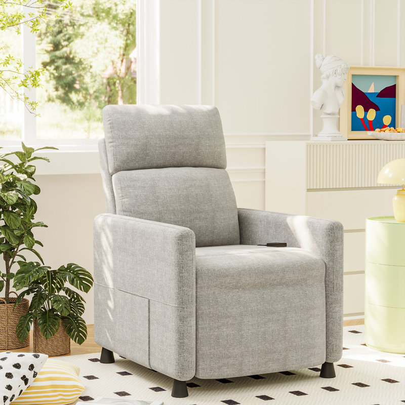 Fauteuil inclinable électrique (Gary), Bleu