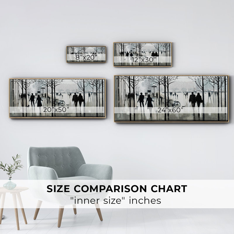 Morning Paris- Framed Canvas