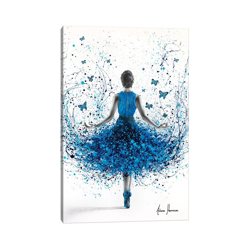 Giclée sur toile tendue Butterfly Ballerina, H 60 po x l 40 po