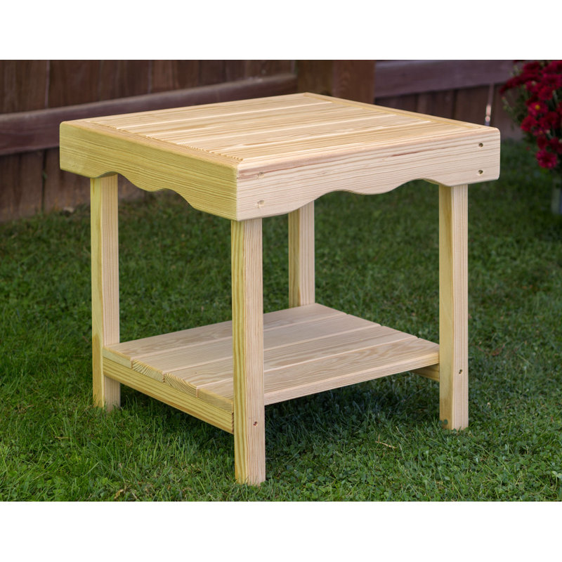 Table d'appoint en bois de pin massif