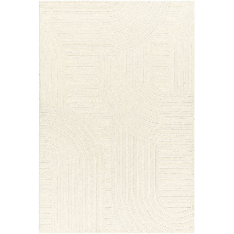 Wool Abstract Indoor Rug, Rectangle 2' x 3'
