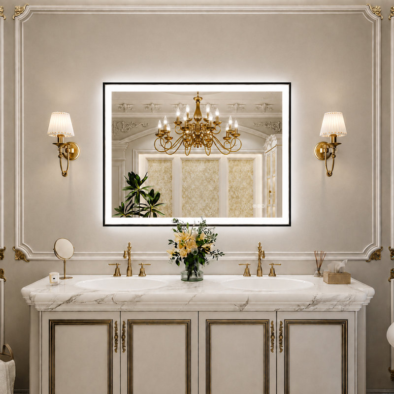 Miroir de salle de bain Lunara, 40 po x 30 po