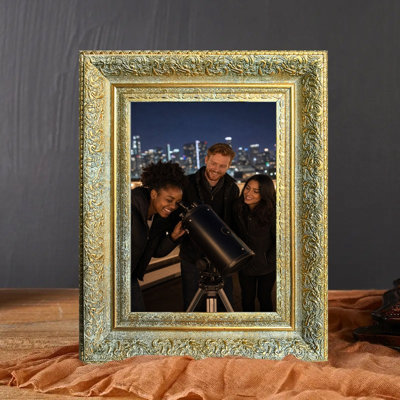 Cadre photo 3 pièces 5 "x 7" or antique pour présentation de photo