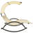 Double Sun Lounger With Canopy - PVC-coated polyester For Outdoor Relaxation-1123599010