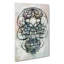 Sugar Skull in Abstract - Wrapped Canvas Drawing - Wrapped Canvas-55338166
