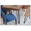 Ensemble de salle à manger 6 pièces Ashzo avec pieds en épingle, combinant un style Mid-Century moderne et des sièges polyvalents pour les repas de famille et les rassemblements.