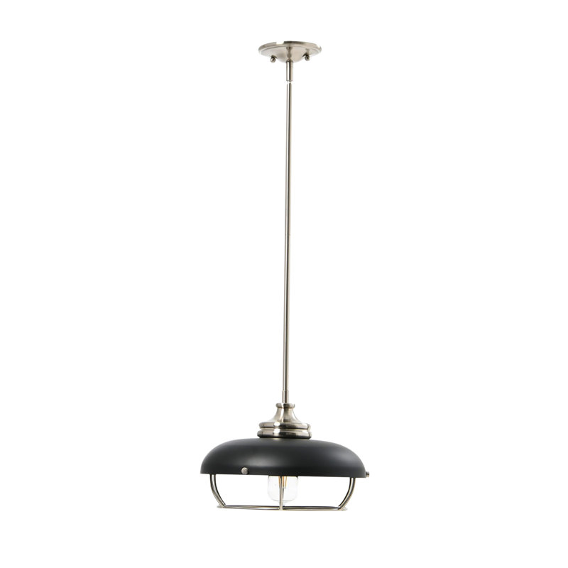 Apsel 1 - Light Pendant, Brushed Nickel, Matte Black