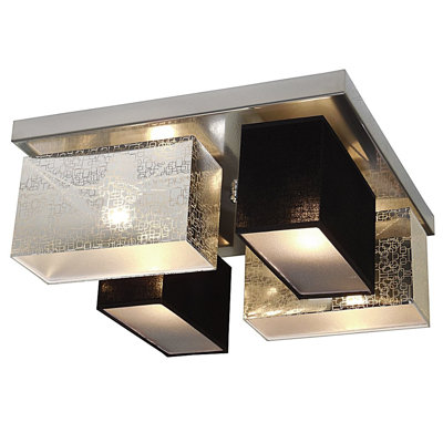 Partlow Fabric Semi Flush Mount
