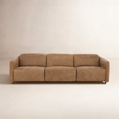 Ardith Elowen 107" Genuine Leather Reclining Sofa