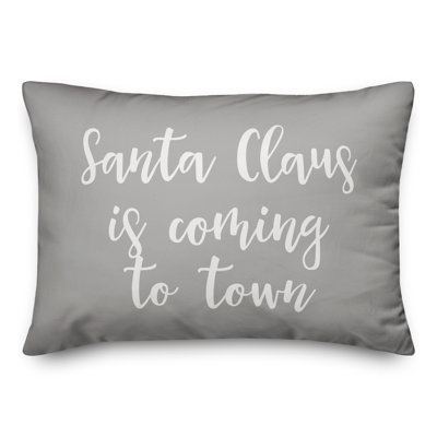  Coussin lombaire Santa Claus is Coming to Town
