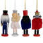 Ensemble de 4 figurines de Noël The Nutcracker Suite - 5,25 po - rouge et bleu