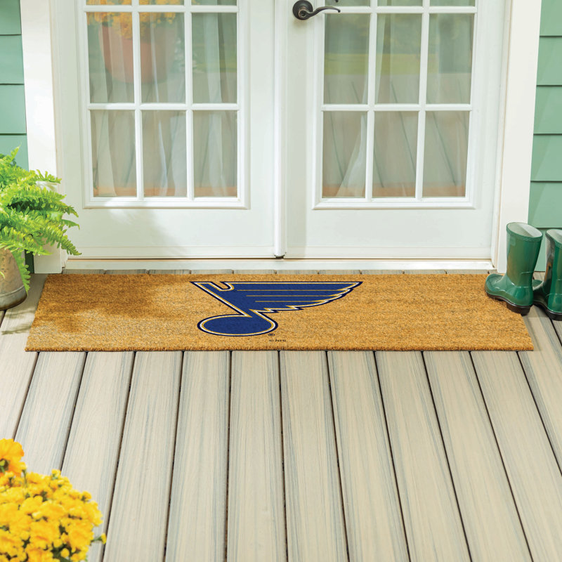 Très grand tapis couleur coco St Louis Blues, 60 po x 24 po