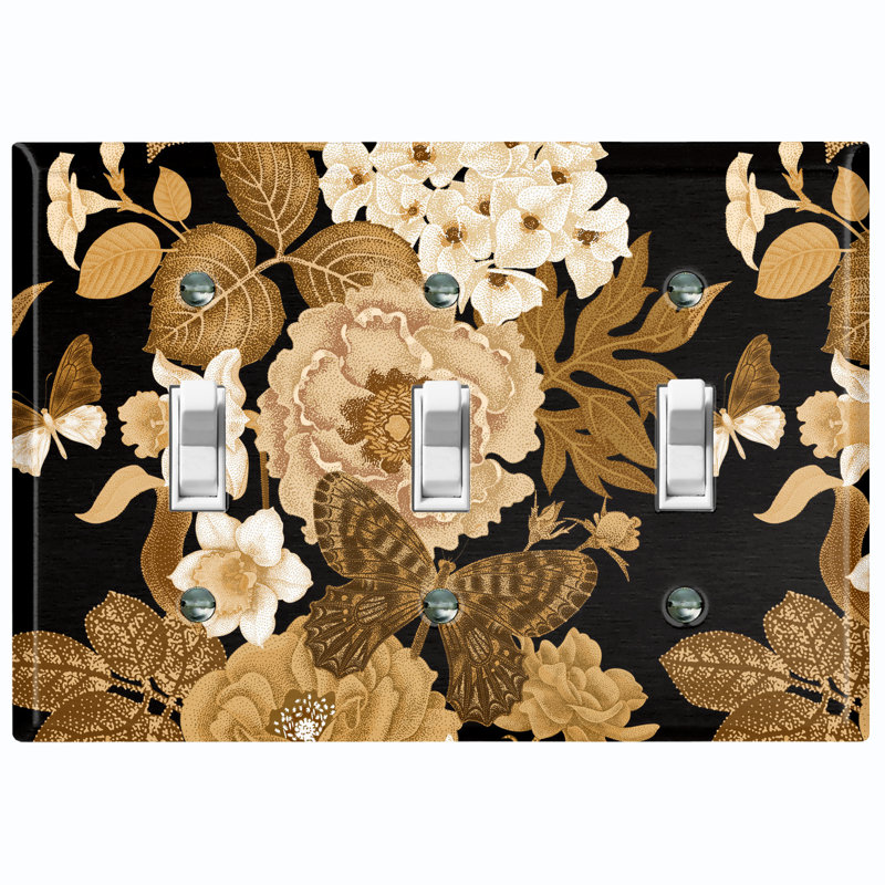 Landscape & Nature 3 - Gang Toggle Light Switch Standard Wall Plate
