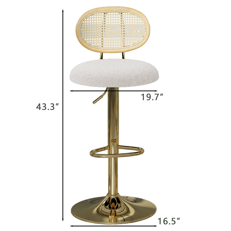Tabourets de bar, Blanc