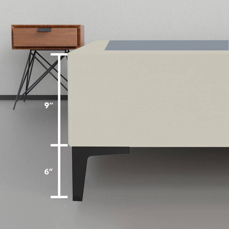 Cioban Bed, Twin, Beige