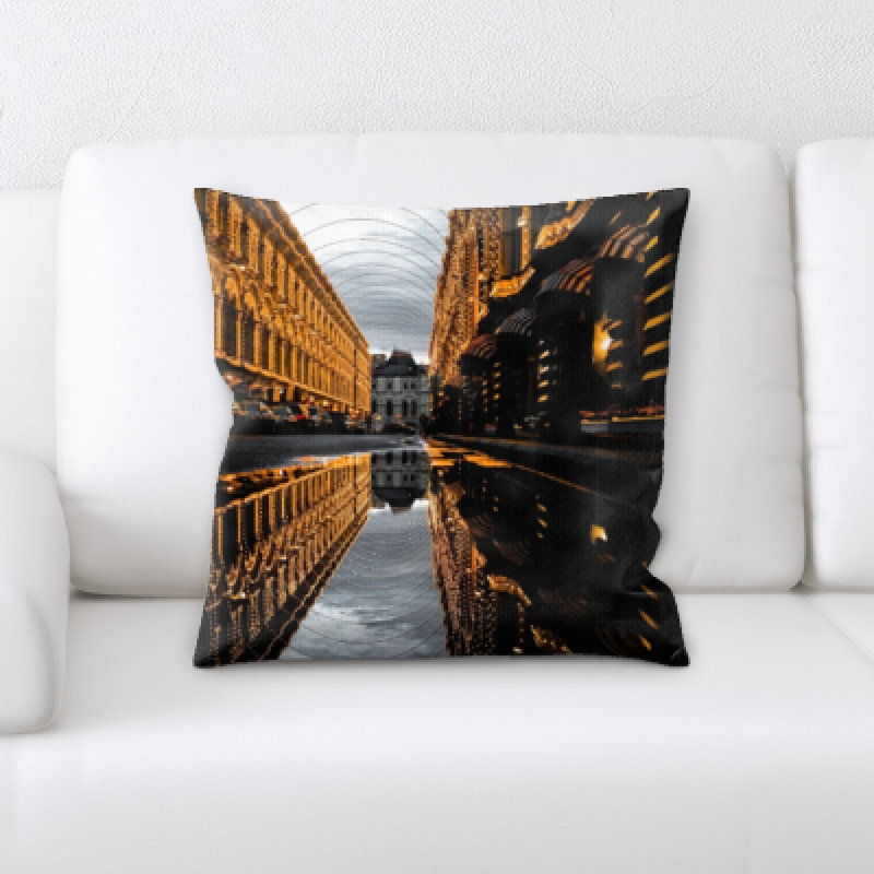 Microsuede Throw Pillow