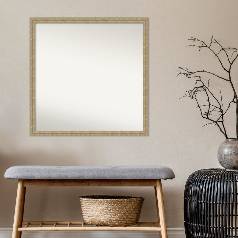 Miroir de salle de bain Paris Champagne, 28 po x 28 po