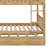 Detachable Wood Bunk Bed With Trundle, Converts To Two Beds, Space-Saving Design-1699227281