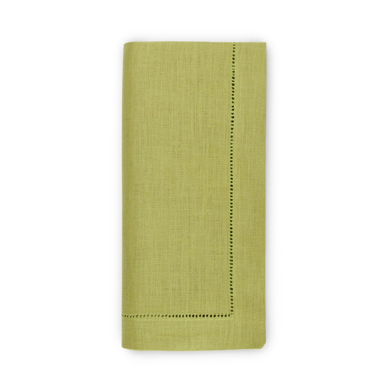 Festival Linen Rectangle Napkins, Lime