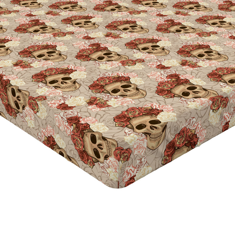 Drap-housse crâne Ambesonne, Drap-housse de taille très grand