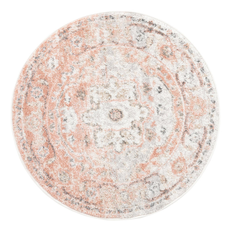 Longwell Oriental Indoor Rug, Round 3'