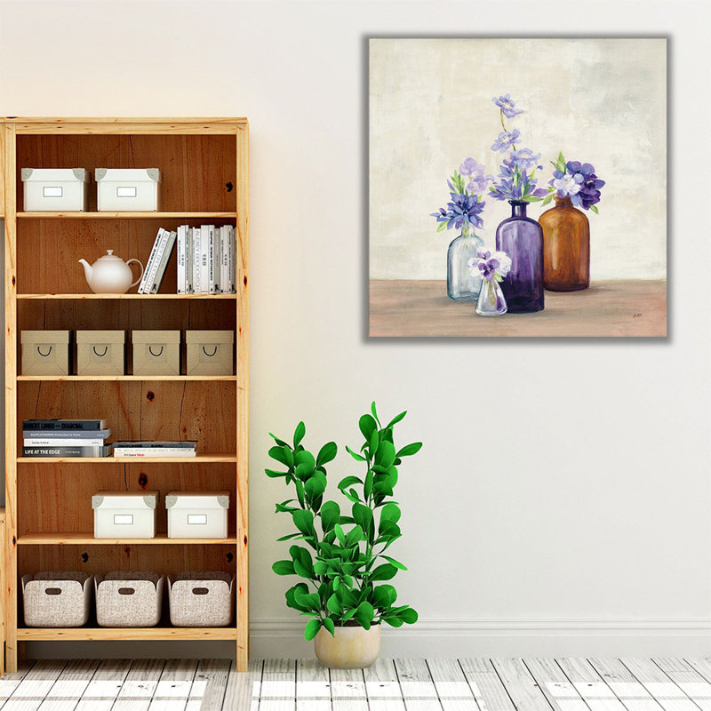Windowsill Garden I - reproduction d'art sur toile, H 20 po x l 20 po