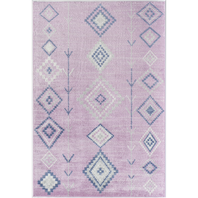 Tapis rose tribal Bodrum