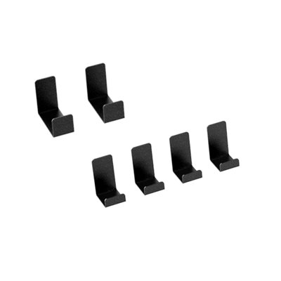 Versarac Post mount hooks Accessory Kit (pack Of 4) - Black
