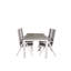 Jayesh 4 - Person Patio Dining Set with Extendable Rectangular Table-2074741293-2074741292