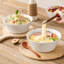 Ensemble de 3 bols à mélanger surdimensionnés en céramique blanche de 3 oz de 54 oz pour salade et ramen, conception empilable