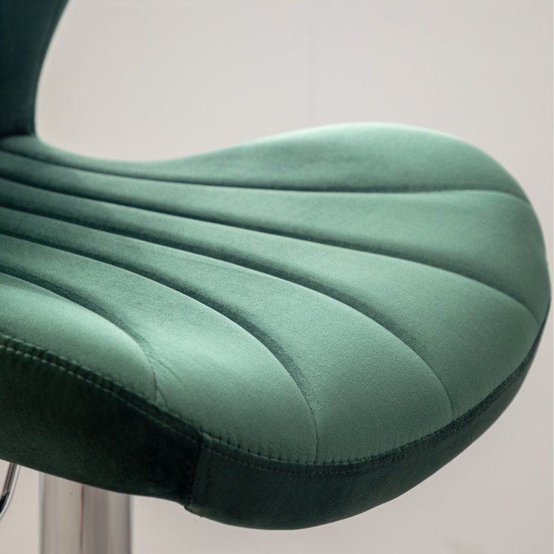 , De 2 - avec un siège rembourré et une fonctionnalité de pivotement à 360 degrés, rembourrage en mousse, 2 pièces, revêtement doux, rotation, réglage de la hauteur du vérin à gaz, conception de chaise moderne